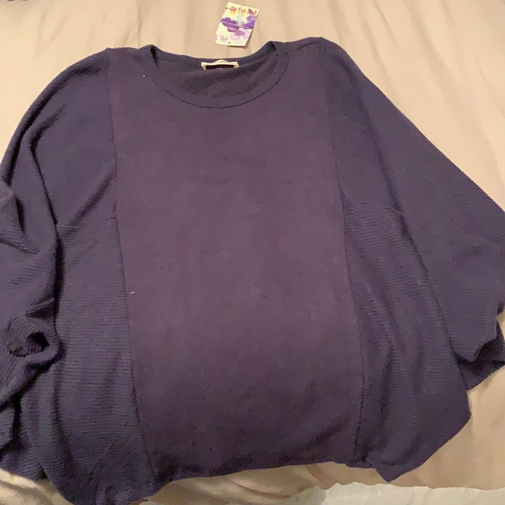 Ee:some quarter sleeve sweater